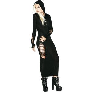 Killstar knit maxi dress